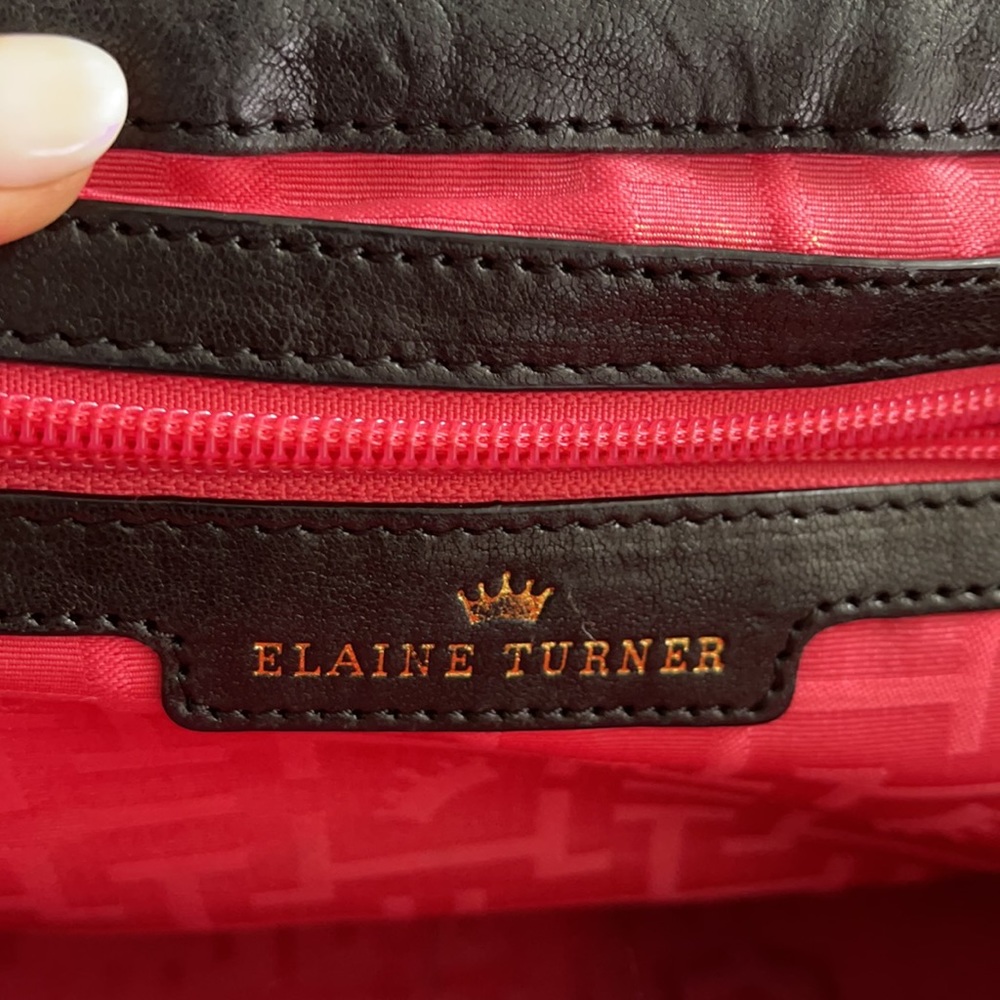 Elaine Turner Python Leather Bag - image 3